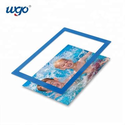 China Modern Simplicity Creative Re-stickable Dry Outdoor Custom Printing Plastic Self Adhesive Photo Frame for sale