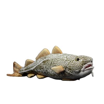 China Plush Simulation Cods Stuffed Toys Sea Animals Stuffed Toy Soft Pacific Cod Fish Stuffed Dolls for sale