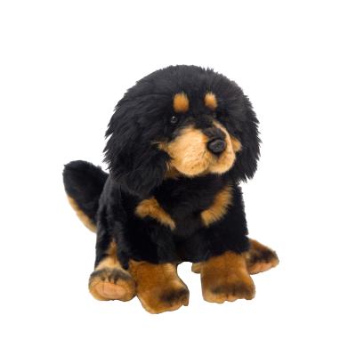 China 2022 Wholesale Plush Customized Simulated Plush Toy Animal Sitting Tibetan Mastiff Doll for sale