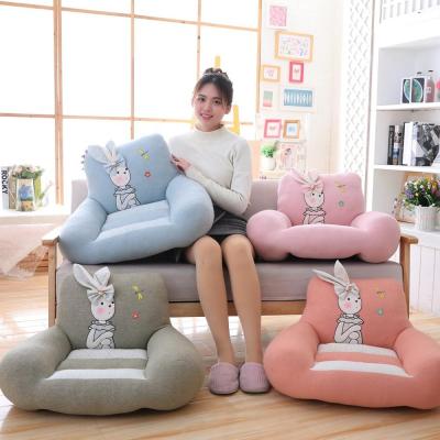 China Creative Comfortable Annie Bunny Plush Sofa Annie Rabbit Back Pillow Rabbit Anti-Decubitus Cushion for sale