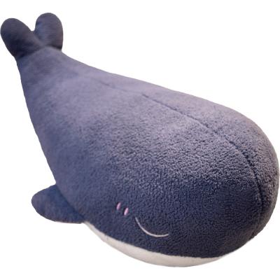 China Custom Plush Toy Blue Whale Plush Big Size Ocean Plush Pillow Soft Stuffed Animal Sleeping Toy for sale