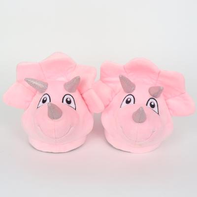 China Pink Cute Pig Fashion Trend Home Slipper Dinosaur Animal Kids Slippers Wholesale for sale