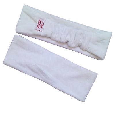 China A Sporty Customized Elastic Hair Band Cotton Velvet Elastic Hair Band With Logo for sale