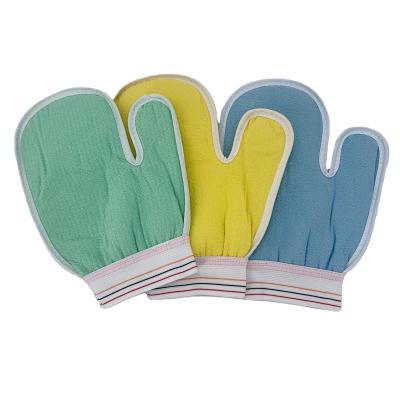 China EXFOLIATE 150 D kessa slime bath mitt with sponge for sale