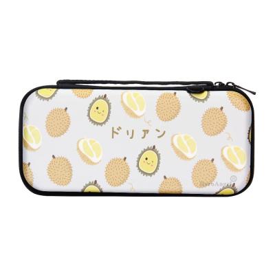 China Cute Design Orange Portable Waterproof Cute Fruit Lemon Peach Strawbery Soft Case With Lanyard Console Package For Nintendo Switch Game for sale