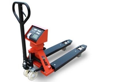 Cina 2000kg pallet Jack With Weight Scale, bascule idrauliche del carrello elevatore in vendita