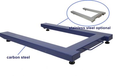 China 4mm Koolstofstaal Draagbare Mobiele Vee het Wegen Schaal Te koop
