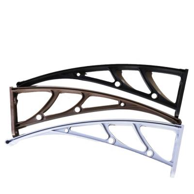 China Beautiful China Supplier Raining Sun Awnings Custom Aluminum Alloy Frames For Door Canopy Awnings for sale