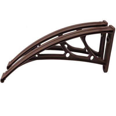 China Beautiful Metal Wall Mount Retractable Awning Parts Brackets For Canopy for sale