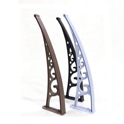 China Beautiful New Metal Material Awnings Plastic Steel Brackets For Door Canopy for sale