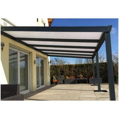 China Beautiful Easy To Install Tarpaulin For Patio And Pergola Polycarbonate Canopy for sale