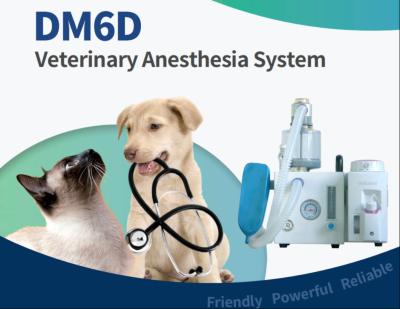 China Dierlijke de Anesthesiemachine 280kPa-600kPa van de hoge Precisiedm6d DIERENARTS Te koop