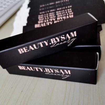 China Luxury Recycled Materials Wholesale Custom Design Glossy Liquid Lipstick Packaging Box, Lip Gloss Design Boxes for sale