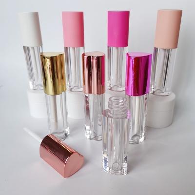 China Low Moq Heart Heart High Quality Hot Selling Transparent Bottle Lip Gloss Tubes, Clear Lip Gloss Containers Tube for sale