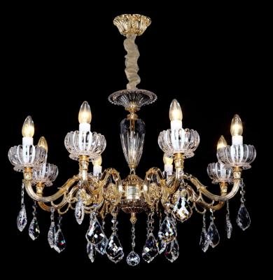 China Modern Luxury Crystal Led Light Lobby Pendant Art Decoration Glass Long Chandelier for sale