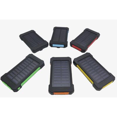 China Wireless Charging Solar Charger 20000mAh Portable Outdoor Mobile Power Bank, Camping External Backup Battery Pack for sale