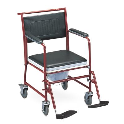 China Plastic Bariatric Wheelchair With Toilet Facility , GT-FS691-6 Shower Transport Chair for sale