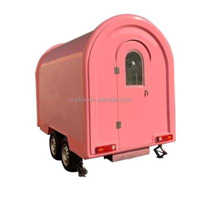 China Cheap Factory 220B Mobile Dairy Food Cart / Street Small Model Food Catering Cart for sale