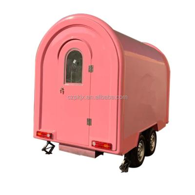 China Outdoor mini dairy factory food kiosk factory price/food kiosk trailer/food vending cart sourcing manufacturer for sale