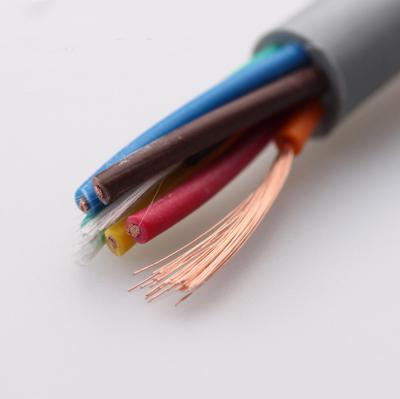 China TRVV Underground Flexible Electrical Cables 4 Core 6 Copper Core Round PVC Cable Multicore for sale