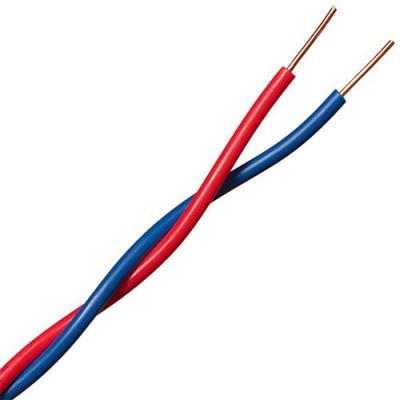 China Underground PVC Twisted Pair Flexible Core RVS 0.5 Factory2 Cable 0.75 1 1.5 2.5 Mm Fire Electrical Copper Wires for sale