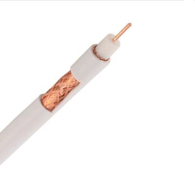 China CATV RG59 GR6 High Coaxial Cables Foam PE SYWV-75-5 TV Bare Copper Transmission Cables For CCTV for sale