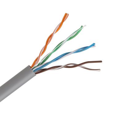 China Telecommunication UTP CAT5e Outdoor Cables Twisted Communication Network 4pair 24AWG 1000ft Unshielded Lan Cable for sale