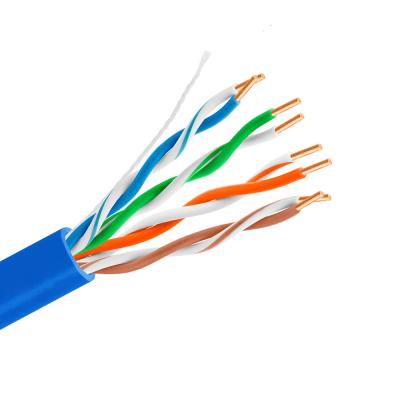 China Telecom UTP CAT5 CAT5e Indoor Communication Cables 4 Pair Network 24AWG 1000ft Twisted Unshielded LAN Cable for sale