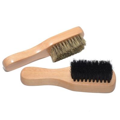 China Home Wholesales Cheap Wooden Boar Stiffens Shoe Brush For Shoe Cleaning for sale