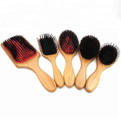 China Professional Paddle Boar Bristle Compact Hot Selling Bamboo Hair Brush for sale