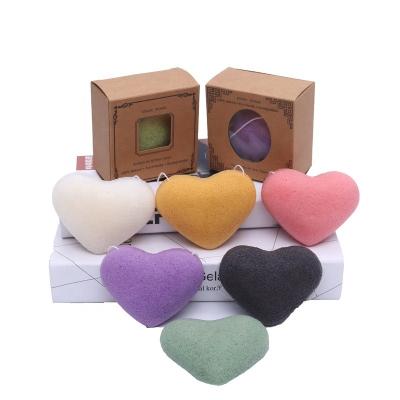 China Durable Cheap Price Body Bath Shower Facial Scrubber Cleansing Sponge Man Woman Konjac for sale