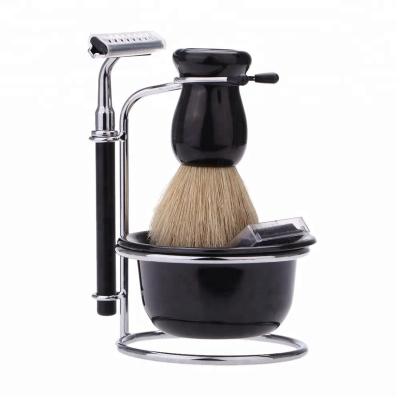 China Wholesale Pure Shaving Brush Badger Synthetic Shaving Brush Bowl For Set for sale