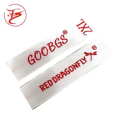 China Fashion Sustainable Good Quality Free Design Woven Labels Or Brand Logo Apparel Custom Printed for sale