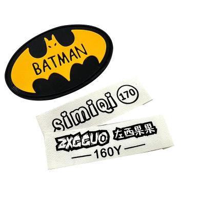 China Fashion Sustainable Good Quality Free Design Woven Labels Or Brand Logo Apparel Custom Printed for sale