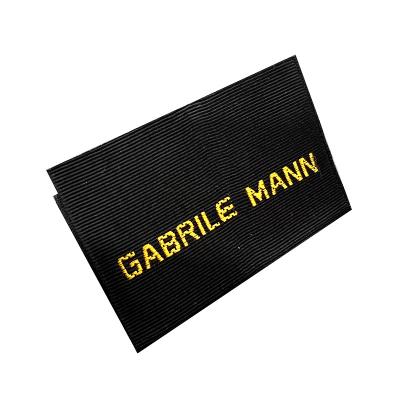 China Fashion Sustainable Good Quality Free Design Woven Labels Or Brand Logo Apparel Custom Printed for sale