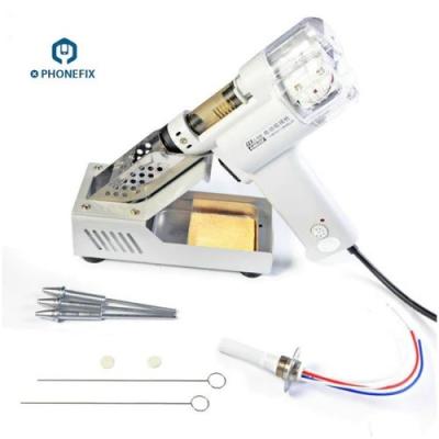 China GAOJIE S-998P 100W Electric Desoldering Gun Vacuum Double-Pump Solder Sucker with Soldering Iron for sale