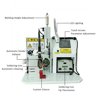 China CX-DG531 SMD RGB Semi Auto Soldering Machine Handle Welding Wire PCB Solder zu verkaufen