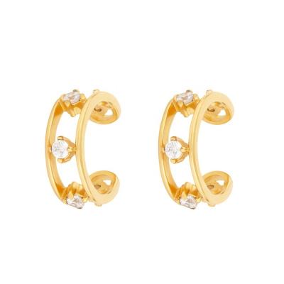 China Gemnel FASHIONABLE 2023 Silver Ear Cuff Earrings Women Tasty New Jewelry for sale