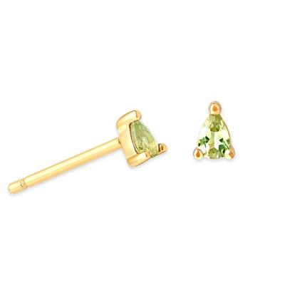 China FASHIONABLE Mini Jewelry Designer Olive Gemnel Zircon Pear Stud Earrings Women for sale