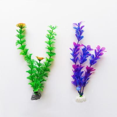 China 20cm Viable Fish Tank Decorations Grass Aquascape Plants Aquarium Ornaments for sale