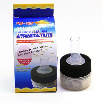 China Mini ACO Viable XY-168 Filter Fish Tank Aquarium Sponge Filter for sale