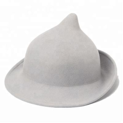 China Harry Porter Magic Academy Wizard Cute Plush Fedora Hat wool felt hat special for festival for sale