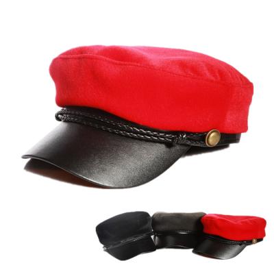 China COMMON Captain Hats Adult and Kids Fashion Casual Wear Flat Top Hats for sale