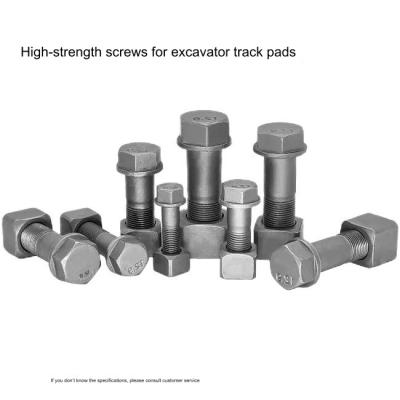 China Excavator Track Plate Track Shoe Track Steel Pad Bolt And Nut20*57 20*65 22*65 22*72 24*75 en venta