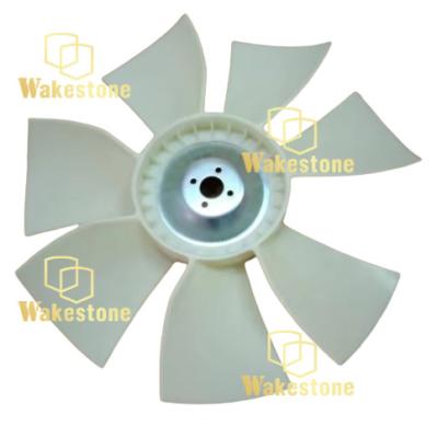 China ZAX200 ZAX210 Ventilador de escavadeira Ventilador de arrefecimento de lâmina para motores 6BG1 6BG1T à venda