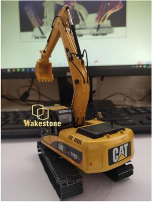 China 1:50 Scale Diecast Excavator Model , Mini Bucket Crawler Excavator Toy for sale