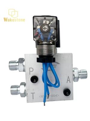 China Válvula de solenoide hidráulica para excavadora con conector de cambio rápido de 12V/24V en venta