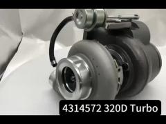 Excavator engine C7.1 turbocharger is suitable for Carter E320D, part number: 431-4572, 4314572