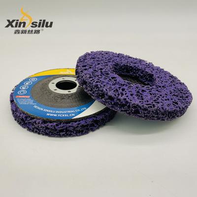 China Flexible Abrasive Disc Polycarbide Strip and Rust and Paint Removal Cleaning Disc Grinding Wheel for Rust Paint Removal for Angle Grinders for sale