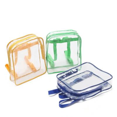 China Transparent Waterproof Children Kids Clear 0.4mm PVC School Backpack for sale